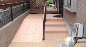 フロンティア建設の施工例／アイテム／玄関アプローチ