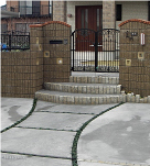 フロンティア建設の施工例／アイテム／玄関アプローチ