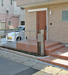 フロンティア建設の施工例　オープン外構