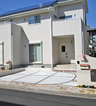 フロンティア建設の施工例　オープン外構